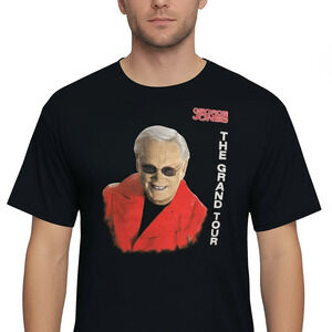 George Jones Grand Tour Concert T-Shirt‎ Black Double Sided Country Mens XL